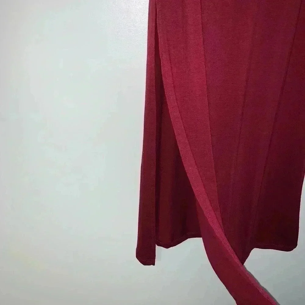 Active USA Roll-Waist Side Split Maxi Skirt​​